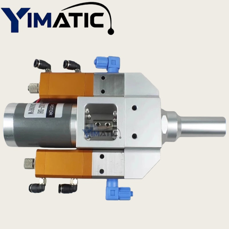 YI-61 Electrical Motor Mixing Pneumatic AB Glue Dispensing Valve, Metal, Micro-Adjustable with Suck-Back, Anti-Drip