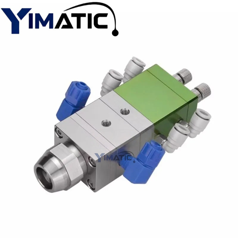 YI-32AB Free Shipping High Flow Single/Dual Cylinder Dual-Fluid Retractable Adjustable Dispensing Valve (1:1 & 2:1 Ratio)