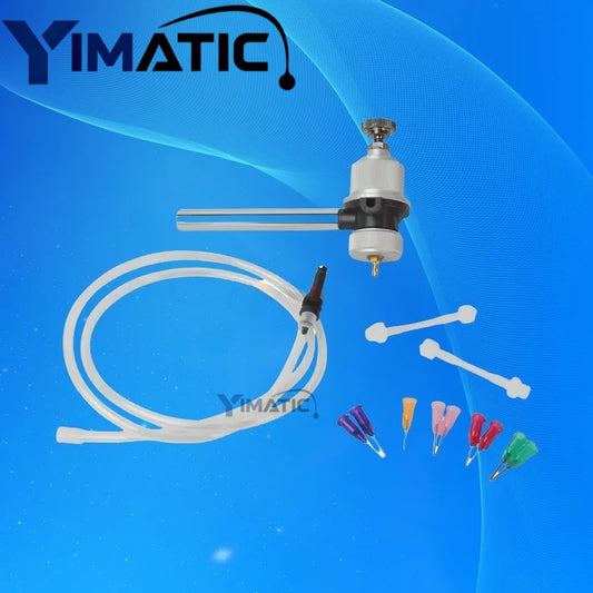 ‌Industrial Pinch Tube Dispensing Nozzle | PTFE Needle Valve for Silicone/Epoxy Anti-Clog Free Shipping‌