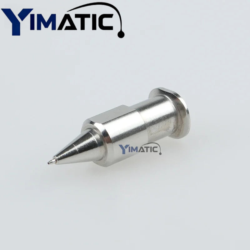 Musashi Stainless Steel Tapered Nozzle - 0.7mm ID High-Precision Solder Paste Dispenser Tip