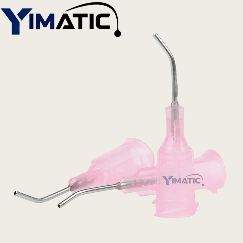 45° Bent Blunt Dispensing Needle&nbsp;0.5" | Industrial Stainless Steel Tips 100PCS for Auto Adhesives Free Shipping