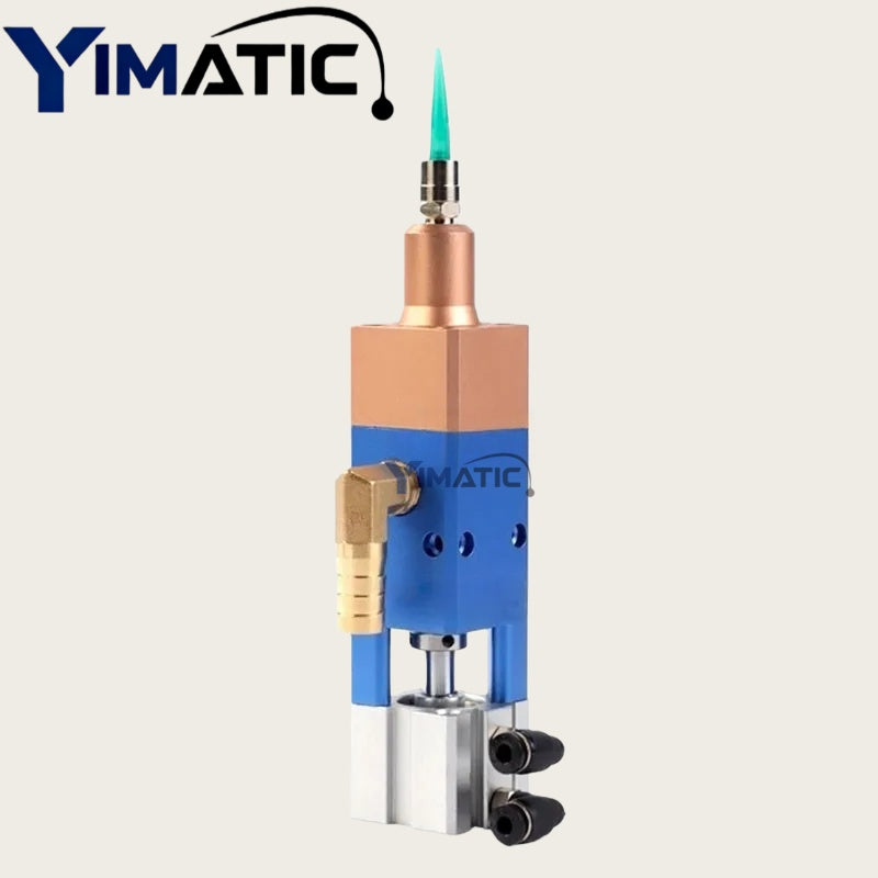 Large Flow YI-24 Dispensing Valve | Anti-Drip for 1K Silicone & Adhesives | Horizontal/Vertical Outlet