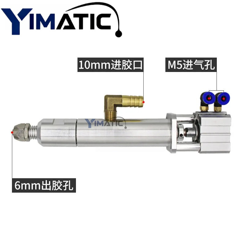 High Precision Big Flow Suck Back Liquid Uv Glue Valve Pneumatic Glue Dispensing Valve YI-60