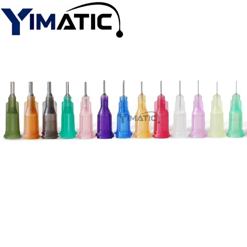 Free Shipping 100 Pcs Industrial Dispensing Blunt 1/4 Inch Stainless Steel 0.25 '' Syringe Needle