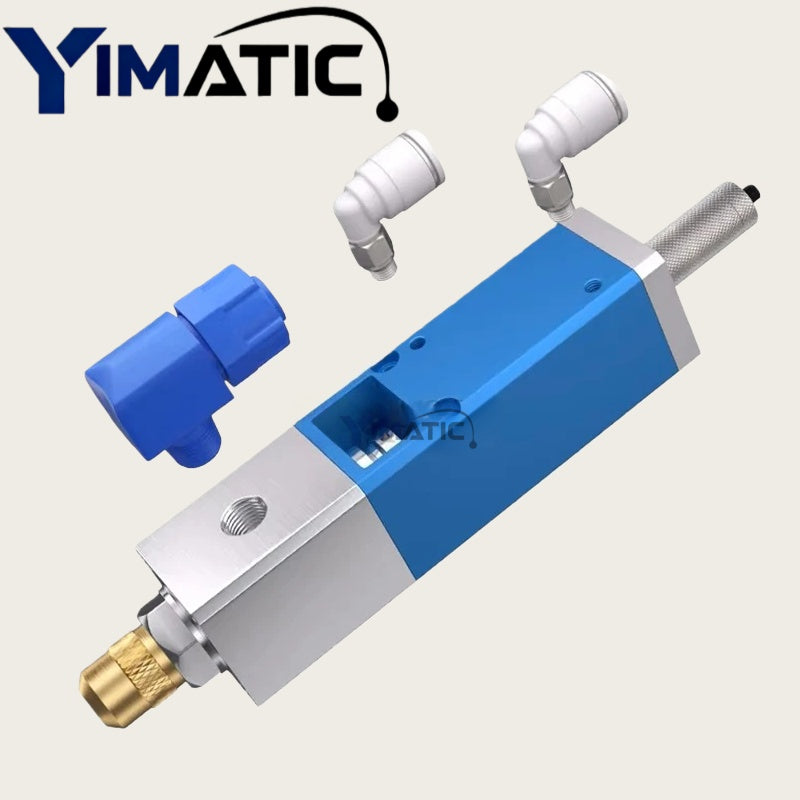 YI-DHV-M Precision Anti-Drip Dispensing Valve | Pneumatic Suck Back Glue Valve for Epoxy & High-Viscosity Adhesives
