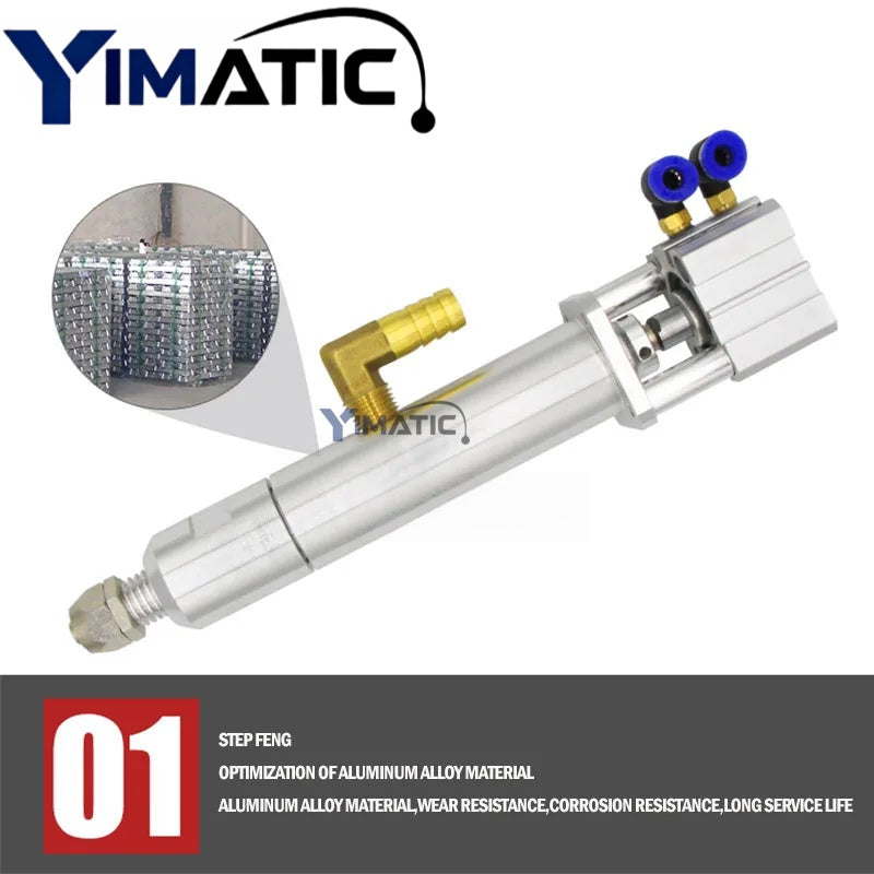 High Precision Big Flow Suck Back Liquid Uv Glue Valve Pneumatic Glue Dispensing Valve YI-60