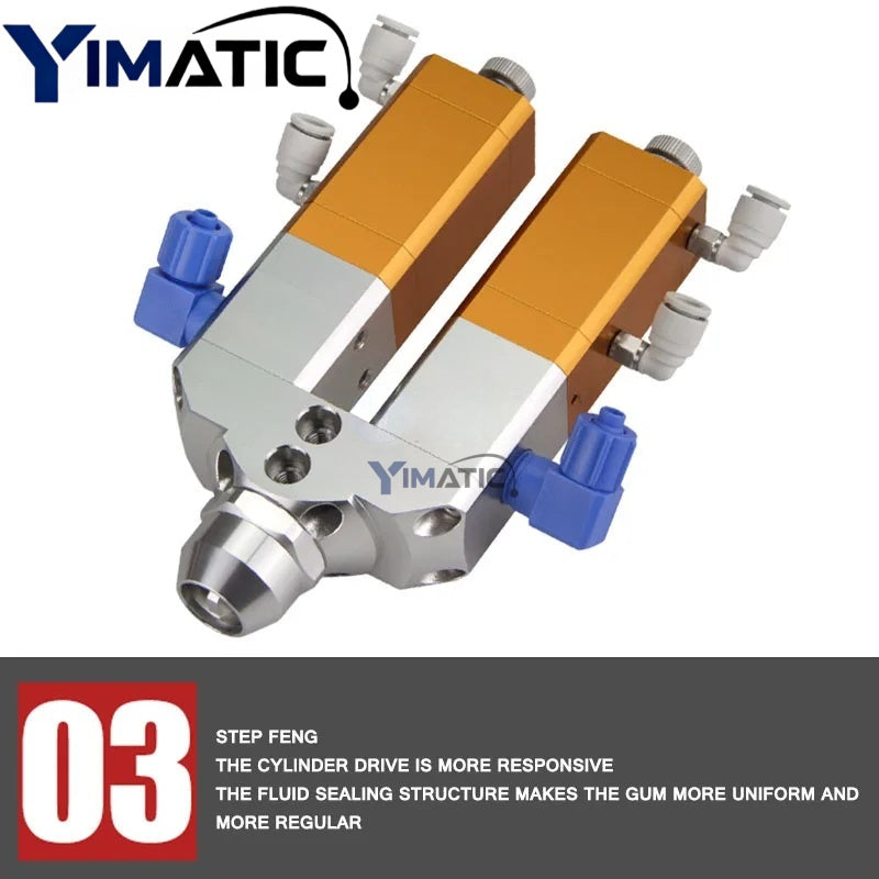 High Quality Big Flow Stainless Steel AB Glue / Adhesive Suck Back Glue Dispensing Valve