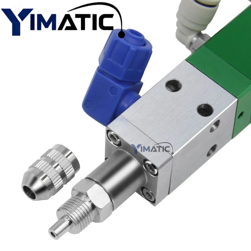 ‌μm-Level Pneumatic Dispenser | Anti-Drip Suck-Back Valve for SMT/High-Precision Fast Ship‌