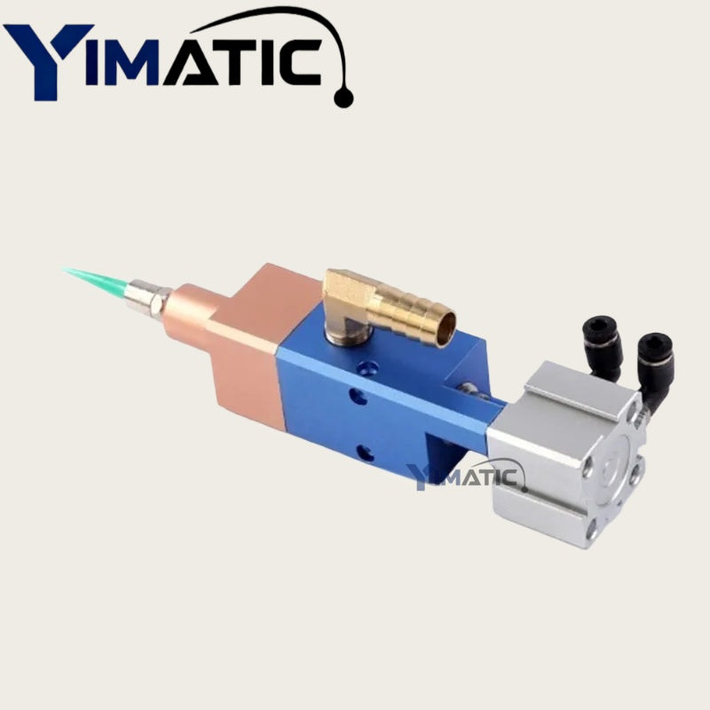 Large Flow YI-24 Dispensing Valve | Anti-Drip for 1K Silicone & Adhesives | Horizontal/Vertical Outlet