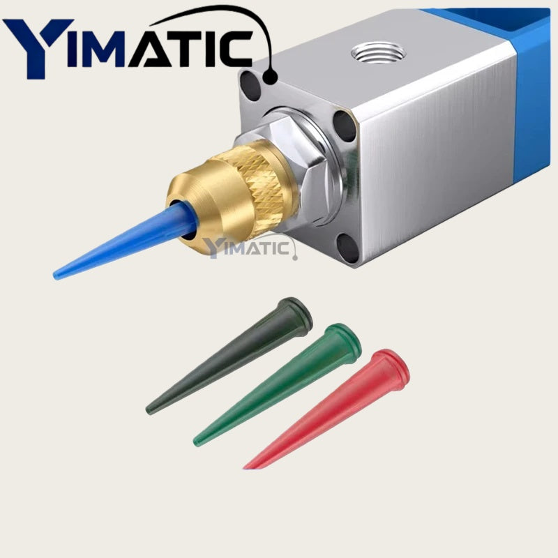 YI-DHV-M Precision Anti-Drip Dispensing Valve | Pneumatic Suck Back Glue Valve for Epoxy & High-Viscosity Adhesives