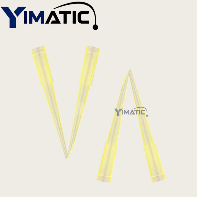 1000Pcs 200ul (0.2ml) Plastic Dispensing Needles – ID 6mm, Length 50mm | High-Precision Liquid Applicators | Free Shipping