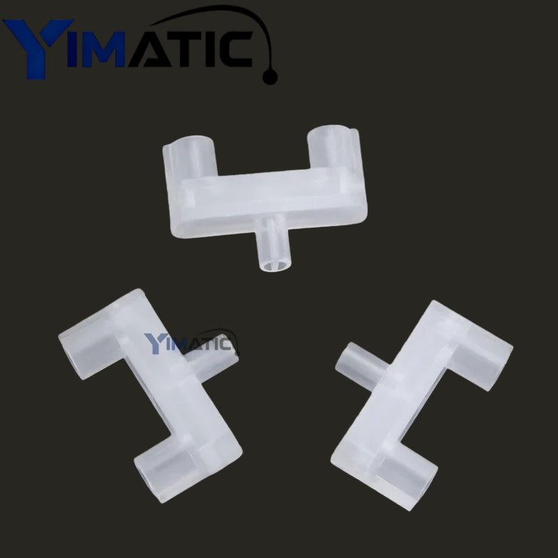 Plastic Shut Off Barbed Quick Connect Static Mixer 3 Way Valve Adapter 50pcs