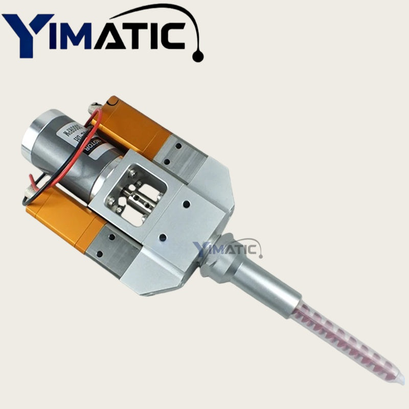 YI-61 Electrical Motor Mixing Pneumatic AB Glue Dispensing Valve, Metal, Micro-Adjustable with Suck-Back, Anti-Drip