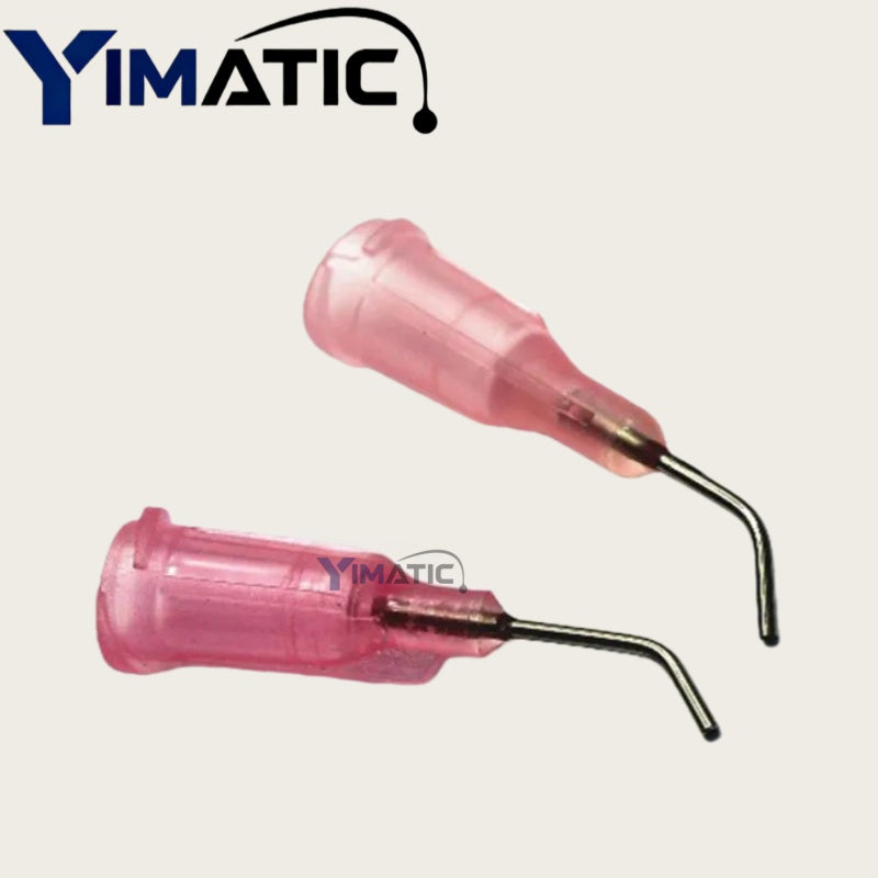 45° Bent Blunt Dispensing Needle&nbsp;0.5" | Industrial Stainless Steel Tips 100PCS for Auto Adhesives Free Shipping