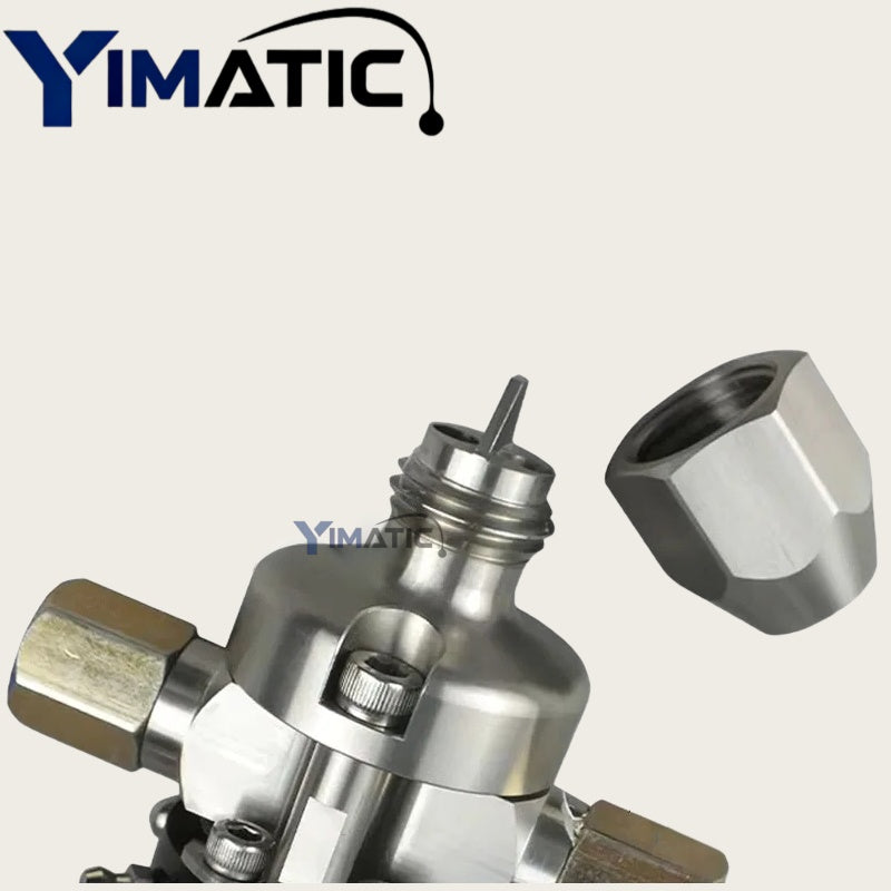 Free Shipping High-Flow High-Viscosity Anti-Drip Valve Dual Cartridge Dispensing Valve YI-66 for Sealant/Adhesive/Encapsulation