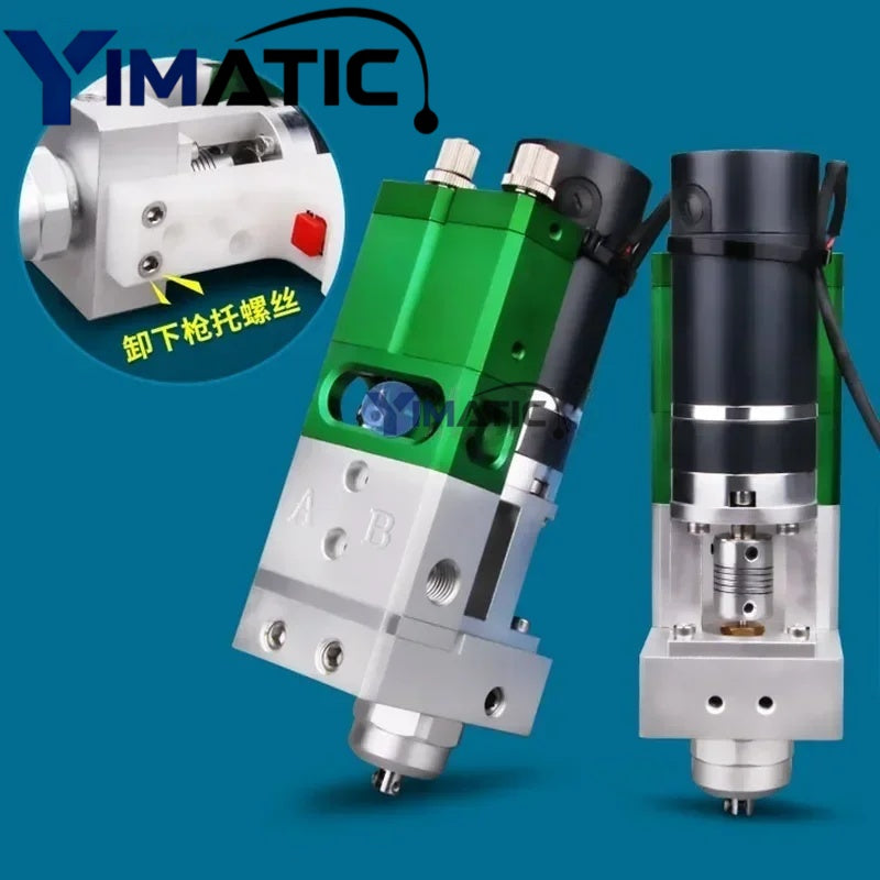 Free Shipping Big Flow AB Mixing Dynamic Two Cylinder Pneumatic Dispense Fluid Valve With Fine Tune