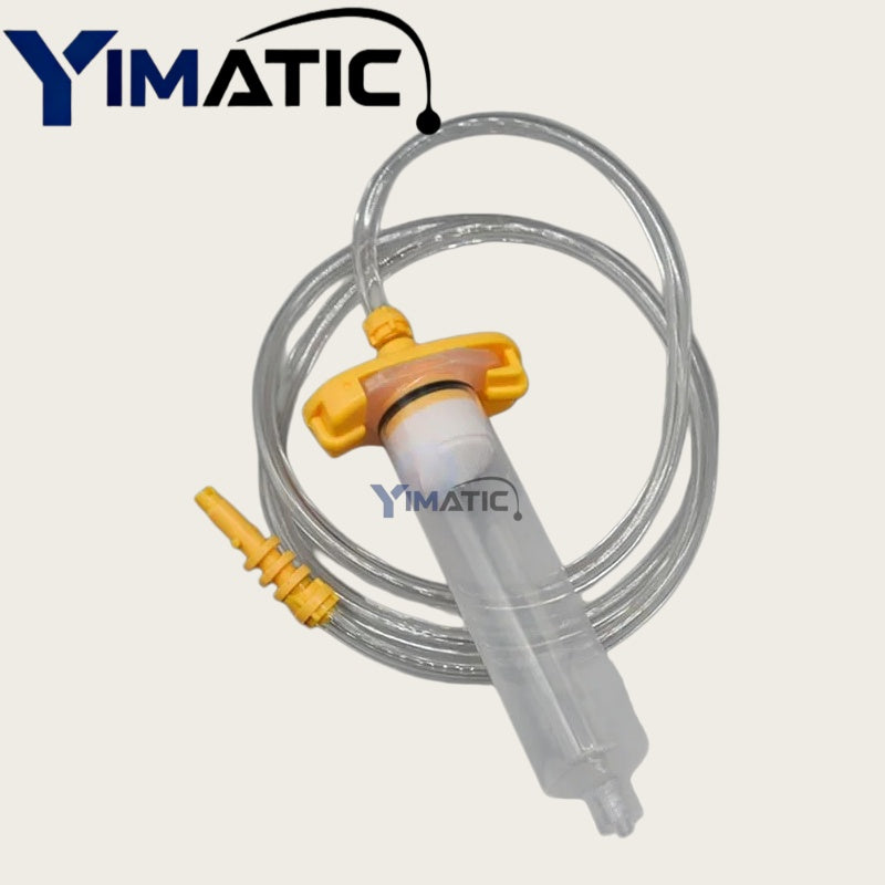 ‌Yellow 5/10/30cc Glue Syringe Kit | 6-Piece Dispenser Set with Adapters for Industrial/Craft (High Visibility) Free Shipping‌