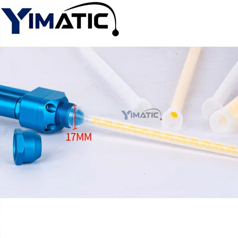 YI-11AB Manual 2-Part Adhesive Valve - Mixing Control Valve for Dual Component Glue Dispensing Systems