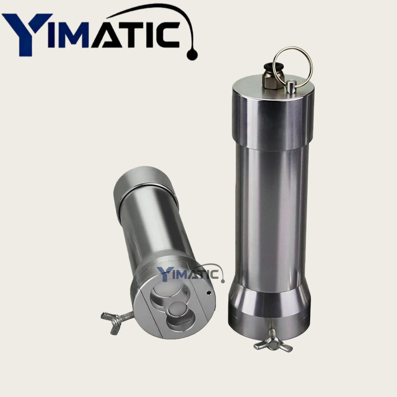 Industrial Dual-Cartridge Dispenser with Adjustable 1:1-10:1 Mixing Valve | Heavy-Duty 50ml Pneumatic Epoxy Applicator