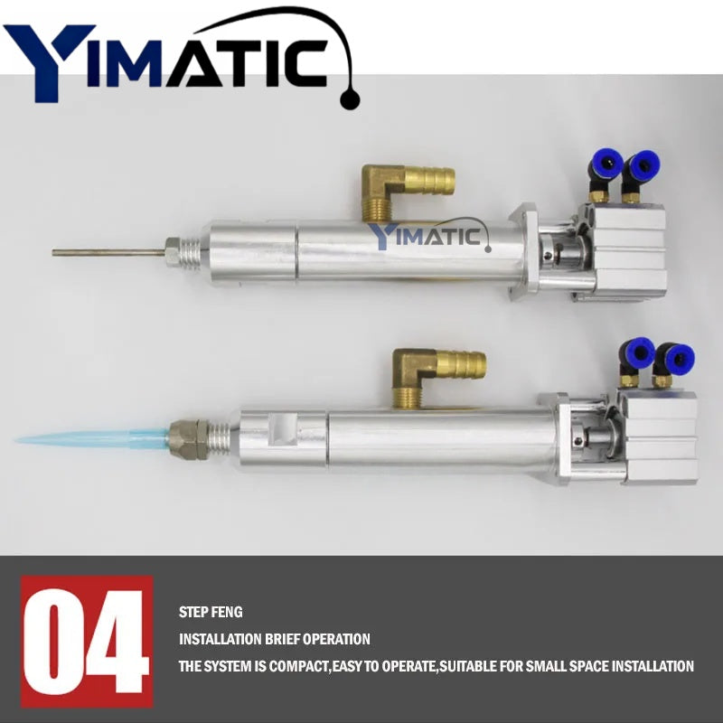 High Precision Big Flow Suck Back Liquid Uv Glue Valve Pneumatic Glue Dispensing Valve YI-60