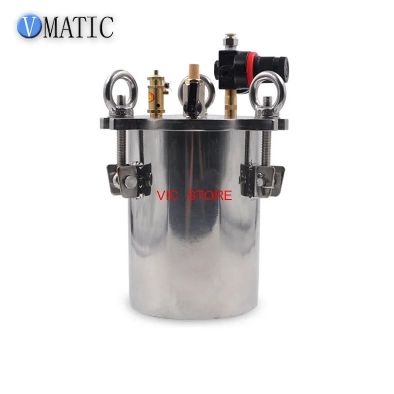 Free Shipping Automatic Dispenser & Pneumatic Dispensing Valve & 5L Stainless Steel Pressure Tank Liquid Dispensing Equipment