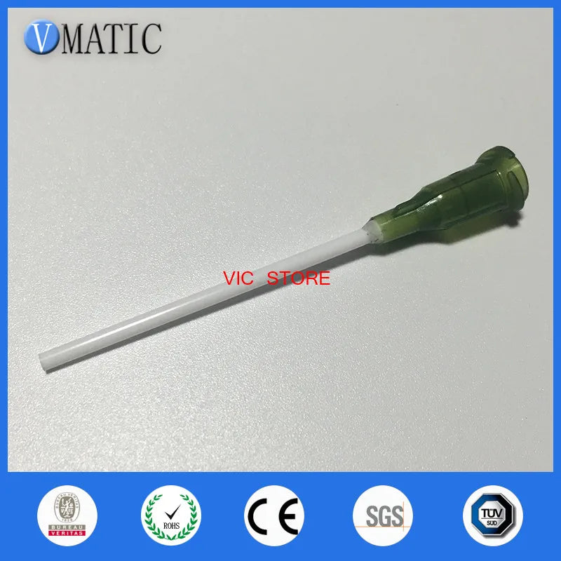 Free Shipping 14G 1.5'' Tube Length Glue Fluid Adhesive Dispensing 100Pcs Pp Flexible Dispenser Needle 1-1/2 Inch