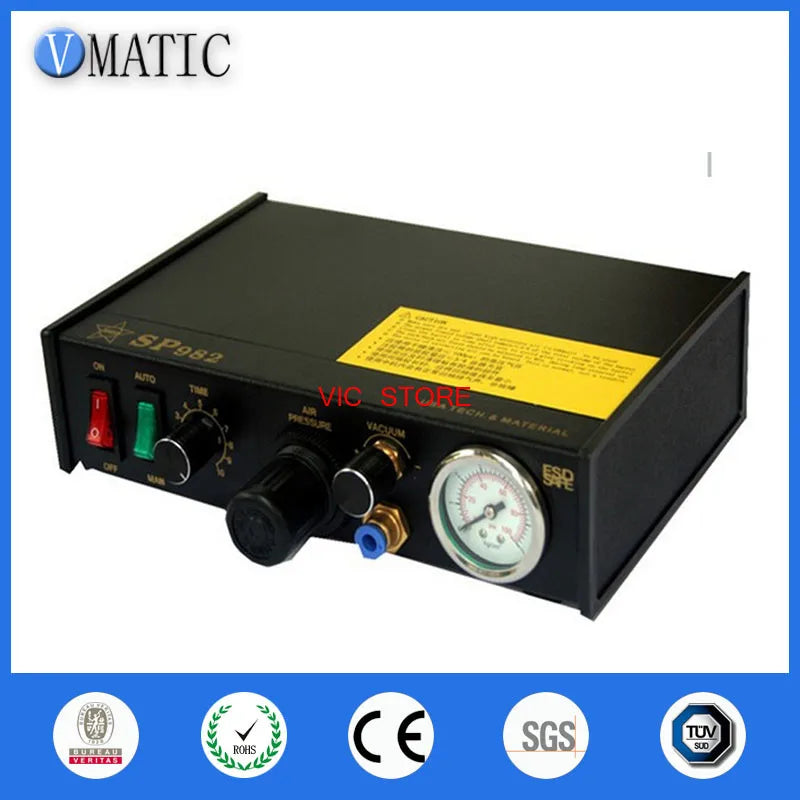 Free Shipping 220V Auto Glue Dispenser Solder Paste Liquid Controller Dropper SP982 Dispenser Dispensing Machine
