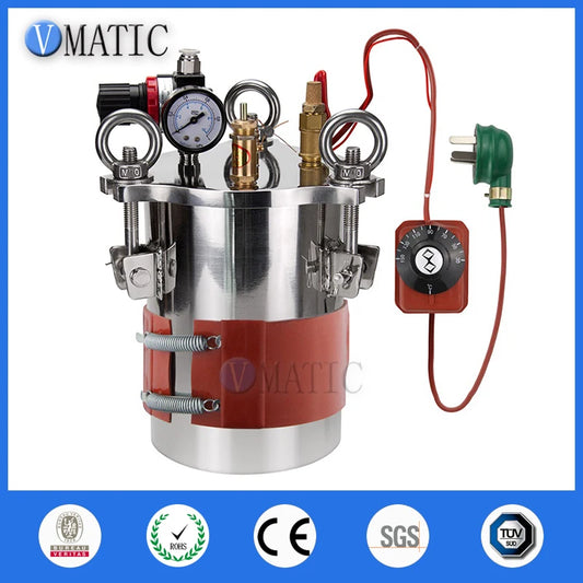 High Quality Stainless Steel Glue Dispensing Heating Constant Temperature Pressure Tank With Heater Strap Belt