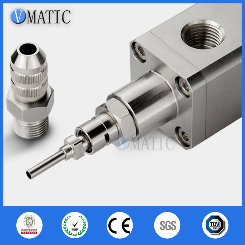High Quality Luer Lock Type Needle Off Glue Liquid Dispensing Nozzle Cylinder Valve Actuator