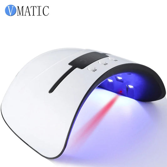 High Quality 36W UV LED Nail Lamp Dryer for Gel Polish, Gustala Gel Nail Lamps Dual Light Source LEDs, 3 Timer Setting