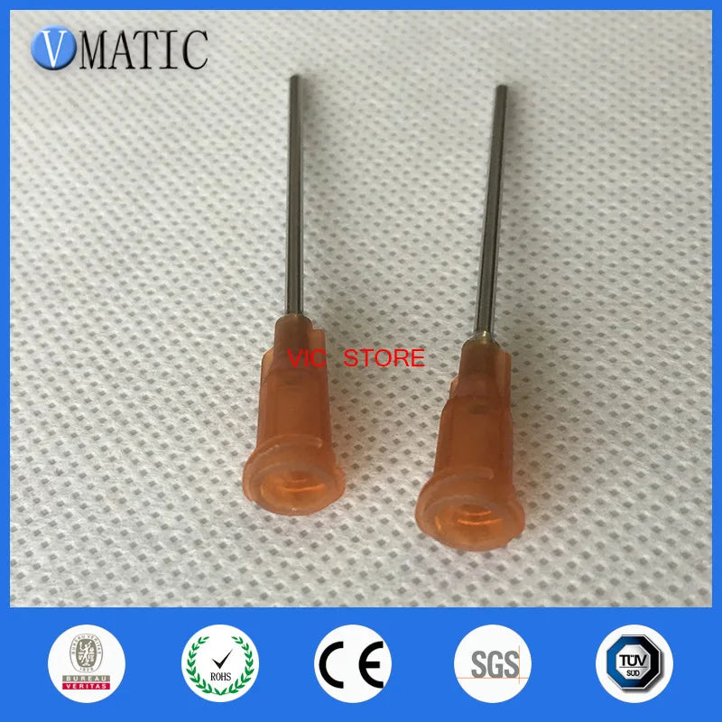 Free Shipping Industrial Luer Lock Dispensing Tips 1.5'' 15G 100Pcs Dispense Needles 1-1/2 Inch Dispenser Needle Tips