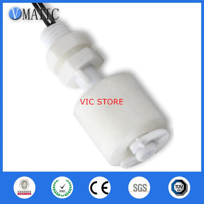 High Quality 10 Pcs Proximity Cost Leveling White Vertical Float Switch Pp Controller Sensor VC1043-P