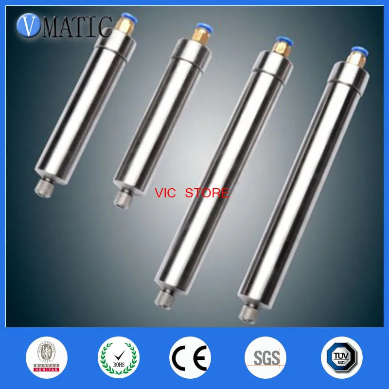 Free Shipping 30cc 30ml Corrosion Resistant Stainless Steel Cones Metal Dispensing Pneumatic Syringe