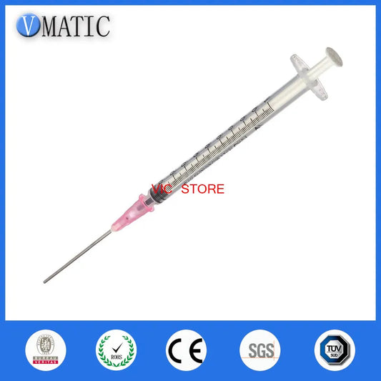 Free Shipping Non Sterilized 1Cc/Ml Industrial Syringes With 18G 1-1/2'' Inch Blunt Tip Fill Needle (Pack Of 10)