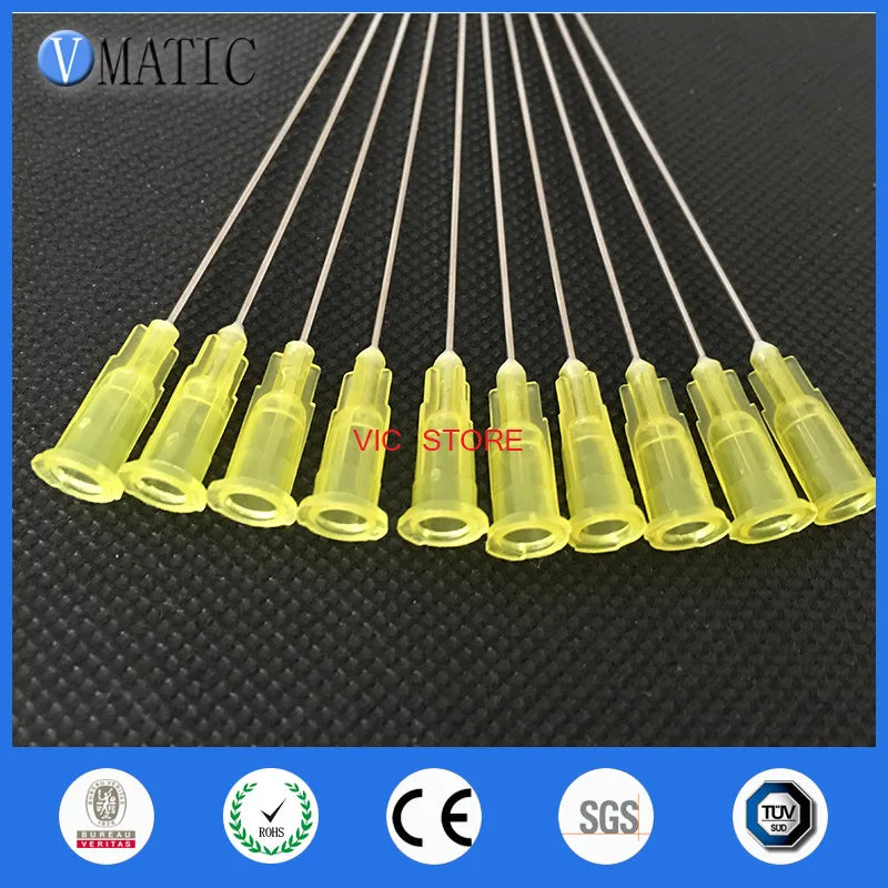 High Quality 20G Blunt Tip Needle Fill 10cm Long For Liquid Dispenser Adhesive Glue Ink Refilling 100mm Length Dispensing Needle