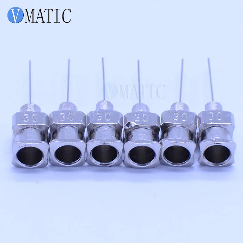 High Quality 12Pcs 0.5'' Tip Length 30G Stainless Steel Dispensing Needle Tip 1/2 Inch