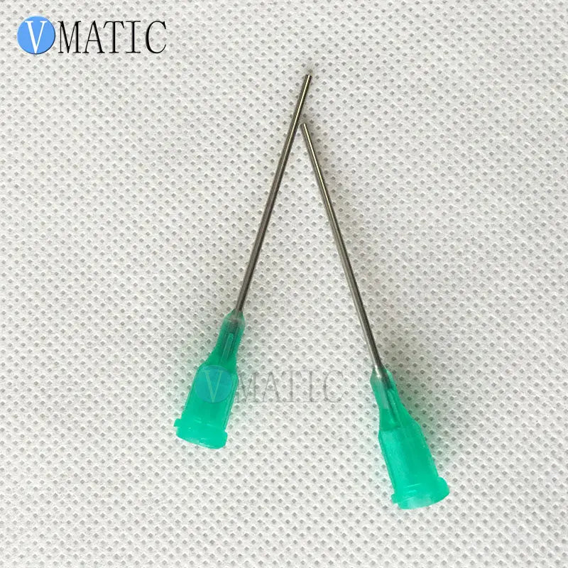Free Shipping 1.5'' Tube Length 100Pcs 14/15/16/18/20/21/22/23/25/27 Glue Adhesive Dispensing Needle Tips 1-1/2 Inch