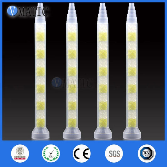 High Quality 10pcs GSM9-12 Universal Mixing Tube Glue Dispense Static Mixer Nozzle AB Mix Tubes