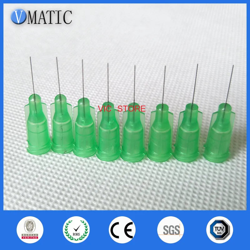 High Quality 100 Pcs Dispense Blunt Needle Tip 34G 0.5'' Length Non Sterilized Dispensing Needles 1/2 Inch