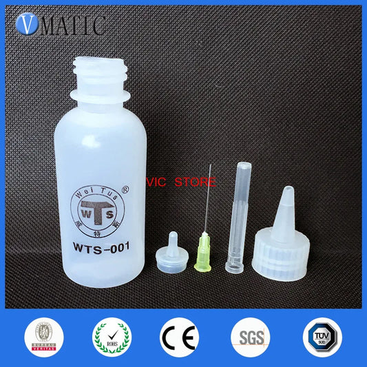 High Quality 10 Pcs 50ml Alcohol Dispensing Bottle Rosin Bottle Dispensing Bottle Colophony Oil Bottles With Head Needle
