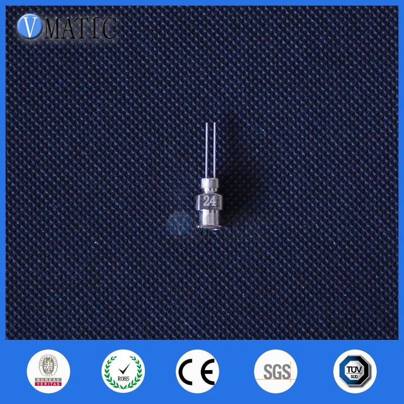 Free Shipping 6Pcs 15G-30G Stainless Steel Double Tube Dual Needles Tips 1/2 Inch