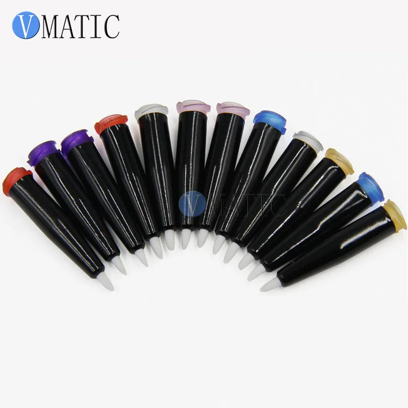Free Shipping 10pcs 20G-27G Sharp Liquid Glue Dispensing Needle Brush Hard Brush