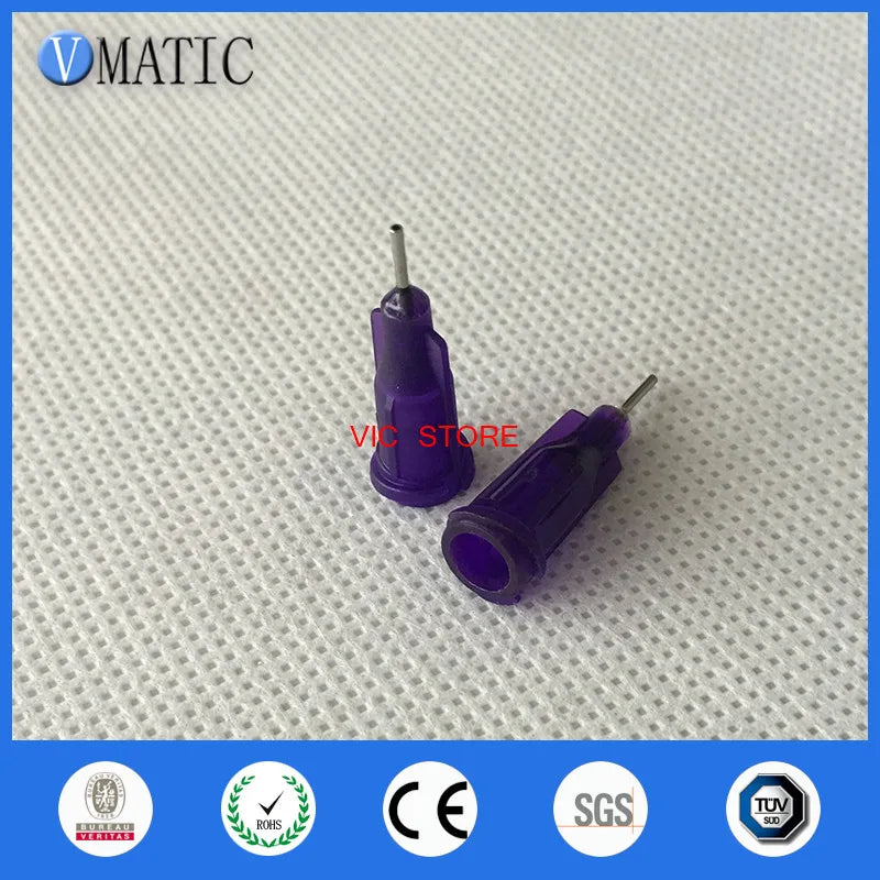 Free Shipping 100Pcs 1/4'' Inch Glue Dispensing Needle 21G
