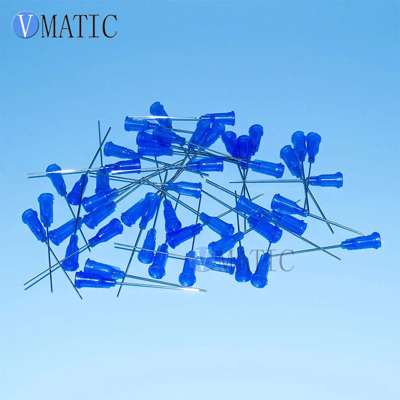 Free Shipping 100Pcs 1.5'' 22G Dispensing Robot Glue Needle Tip 1-1/2 Inch