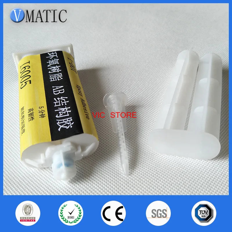 Free Shipping New Bonding Application Cartridge Set Package Epoxy AB Glue With Excellent Adhesion To Many Materials / Push Rod