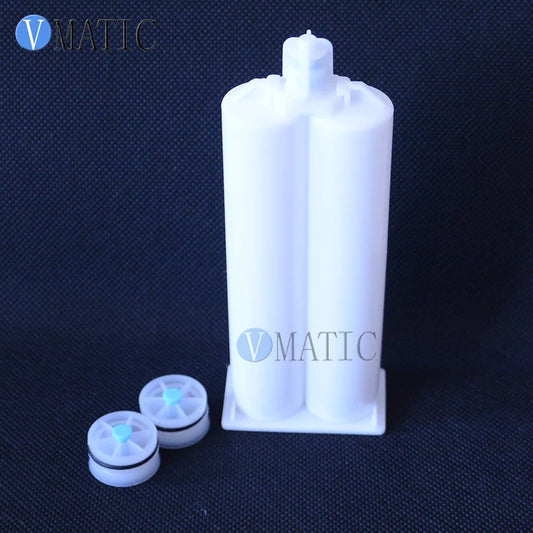 Free Shipping Two Component 50ml/cc Plastic Cartridge 1:1 With Ma Static Mixer