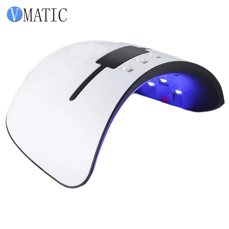 High Quality 36W UV LED Nail Lamp Dryer for Gel Polish, Gustala Gel Nail Lamps Dual Light Source LEDs, 3 Timer Setting