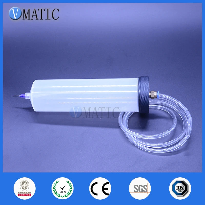 High Quality New Thickening Explosion-Proof 300cc/ml Helix Luer Lock Tip Dispenser Pneumatic Syringe Barrel With Adapter