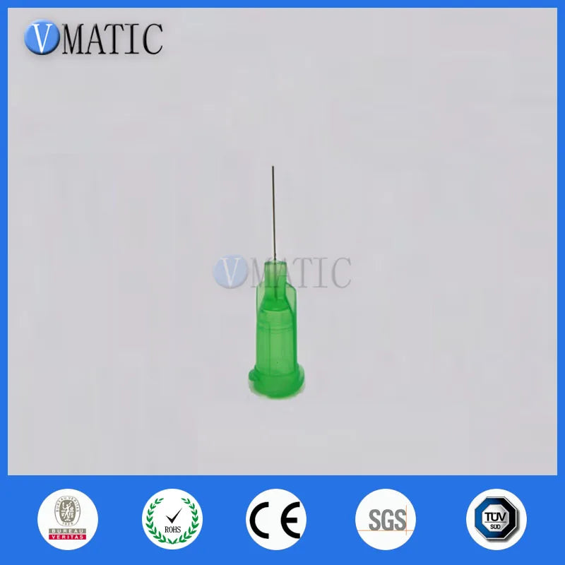 Free Shipping Non Sterilized 34G Luer Lock 0.5'' Tubing Length Glue Dispensing Needle 1/2 Inch With Cap