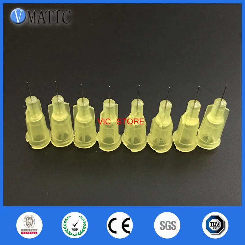 High Quality 100pcs 32G 1/4'' Stainless Steel Tip Dispensing Screw Needles Non Sterilized 1/4 Inch Syringe Needle Tips